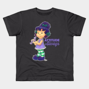 Raisin Cane Fanart - Attitude Always WO Kids T-Shirt